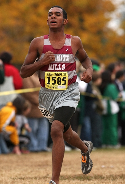 2009 CIF XC Boys D3-128.JPG - 2009 California CIF Cross Country Championships, Woodward Park, Fresno, California